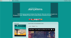 Desktop Screenshot of comunidadealiancaeterna.blogspot.com