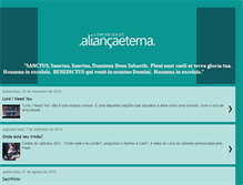 Tablet Screenshot of comunidadealiancaeterna.blogspot.com