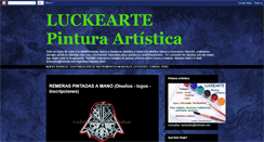 Desktop Screenshot of luckearte.blogspot.com