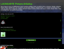 Tablet Screenshot of luckearte.blogspot.com