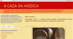 Desktop Screenshot of espacoacasadamusica.blogspot.com