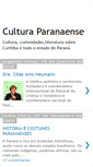Mobile Screenshot of culturaparanaense.blogspot.com