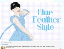 Tablet Screenshot of bluefeatherstyle.blogspot.com