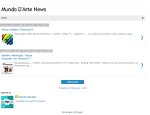 Tablet Screenshot of mundodartenews.blogspot.com