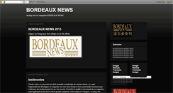 Desktop Screenshot of bordeaux-news.blogspot.com