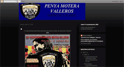 Desktop Screenshot of penyavalleros.blogspot.com