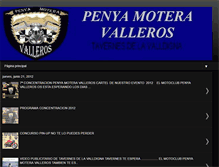 Tablet Screenshot of penyavalleros.blogspot.com