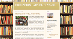 Desktop Screenshot of educacionparaeltrabajo8.blogspot.com