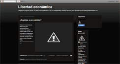 Desktop Screenshot of libertadeconmica.blogspot.com