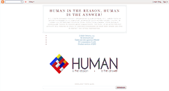 Desktop Screenshot of humanisthereason.blogspot.com