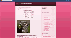 Desktop Screenshot of lucianedasletras.blogspot.com