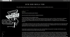 Desktop Screenshot of dur-bir-mola-ver.blogspot.com