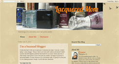 Desktop Screenshot of lacqueredmom.blogspot.com