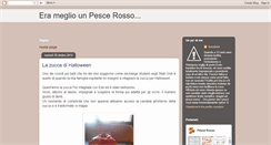 Desktop Screenshot of eramegliounpescerosso.blogspot.com