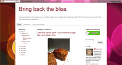 Desktop Screenshot of blissglutenfree.blogspot.com