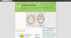 Desktop Screenshot of elsuenodekekule.blogspot.com