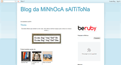 Desktop Screenshot of minhocasaltitona.blogspot.com