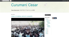 Desktop Screenshot of curumani.blogspot.com