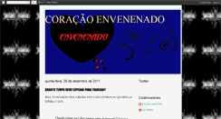 Desktop Screenshot of coracao-envenenado.blogspot.com