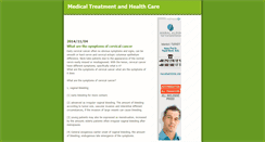 Desktop Screenshot of medicaltreatmentandhealthcare.blogspot.com