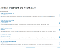 Tablet Screenshot of medicaltreatmentandhealthcare.blogspot.com