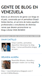 Mobile Screenshot of gentedeblogenvenezuela.blogspot.com