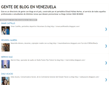 Tablet Screenshot of gentedeblogenvenezuela.blogspot.com