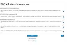 Tablet Screenshot of bmcvolunteers.blogspot.com
