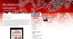 Desktop Screenshot of mykitchenmylaboratory.blogspot.com