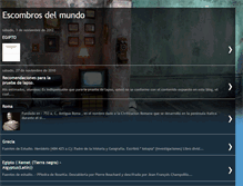 Tablet Screenshot of escombrosdelpasado.blogspot.com
