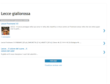 Tablet Screenshot of leccegiallorossa.blogspot.com
