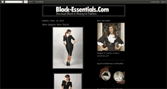 Desktop Screenshot of black-essentials.blogspot.com