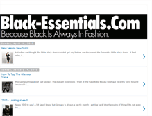 Tablet Screenshot of black-essentials.blogspot.com