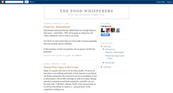 Desktop Screenshot of foodwhisperers1.blogspot.com