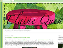 Tablet Screenshot of elainequehl.blogspot.com