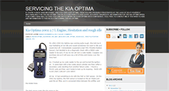 Desktop Screenshot of kiaoptimaservice.blogspot.com