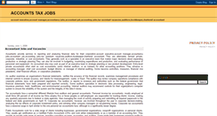 Desktop Screenshot of accounts-taxjobs.blogspot.com