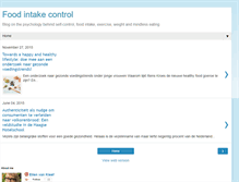 Tablet Screenshot of foodintakecontrol.blogspot.com