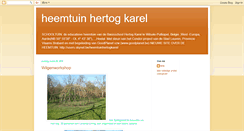 Desktop Screenshot of heemtuinhertogkarel.blogspot.com