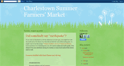 Desktop Screenshot of charlestownfarmersmarket.blogspot.com