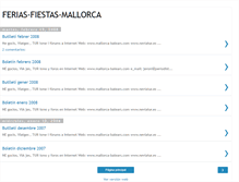 Tablet Screenshot of ferias-fiestas-mallorca.blogspot.com