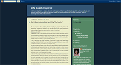 Desktop Screenshot of lifecoachinspired.blogspot.com
