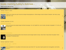 Tablet Screenshot of lovelymommyhubbysdulcinea.blogspot.com