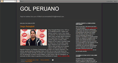 Desktop Screenshot of goalperuano.blogspot.com