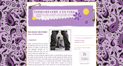 Desktop Screenshot of conquistandoalavida.blogspot.com