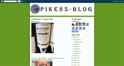 Desktop Screenshot of pike85blog.blogspot.com