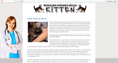 Desktop Screenshot of kittenillness.blogspot.com