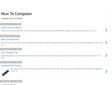 Tablet Screenshot of howtocomputer247.blogspot.com