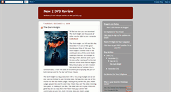 Desktop Screenshot of new2dvdreview.blogspot.com