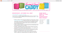 Desktop Screenshot of homeschoolcaddy.blogspot.com